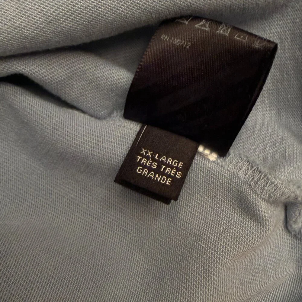 Amiri "22" T-Shirt - Oversized XXL - Light Blue - Picture 3 of 7